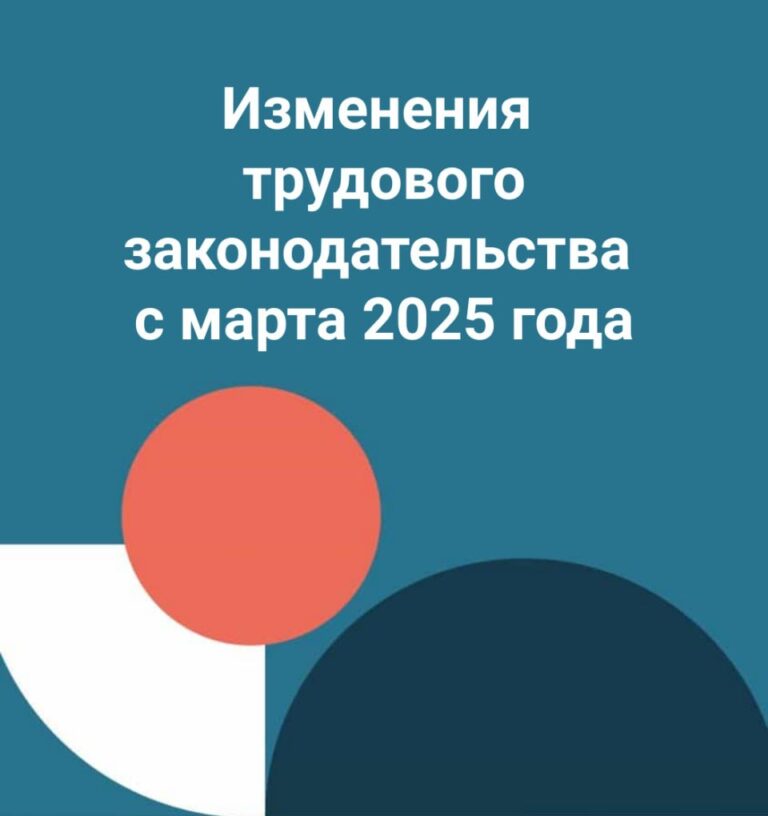 Изменения трудового законодательства с марта 2025 года